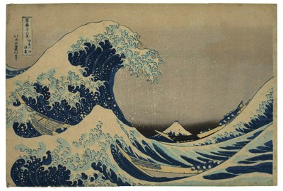 The Great Wave of Kanagawa von Hokusai Katsushika, Holzschnitt, publiziert von Yohachi (1831) - 1.590.000 $ - Christie's New York, 16.03.2021