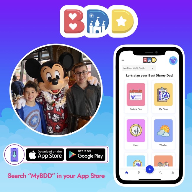 Best Disney Day app founders introduce their MyBDD app - now available for download.