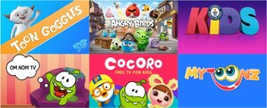 Kids Service Toon Goggles Adds Linear Channels to Platform, Including Angry Birds, Guinness World Records, Om Nom TV, Sparkle Power &amp; More