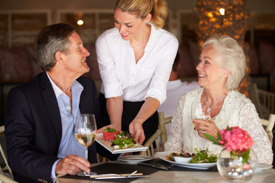 Seniors dining