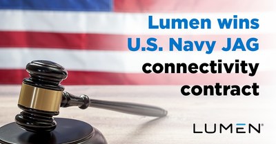 Lumen wins U.S. Navy JAG connectivity contract.
