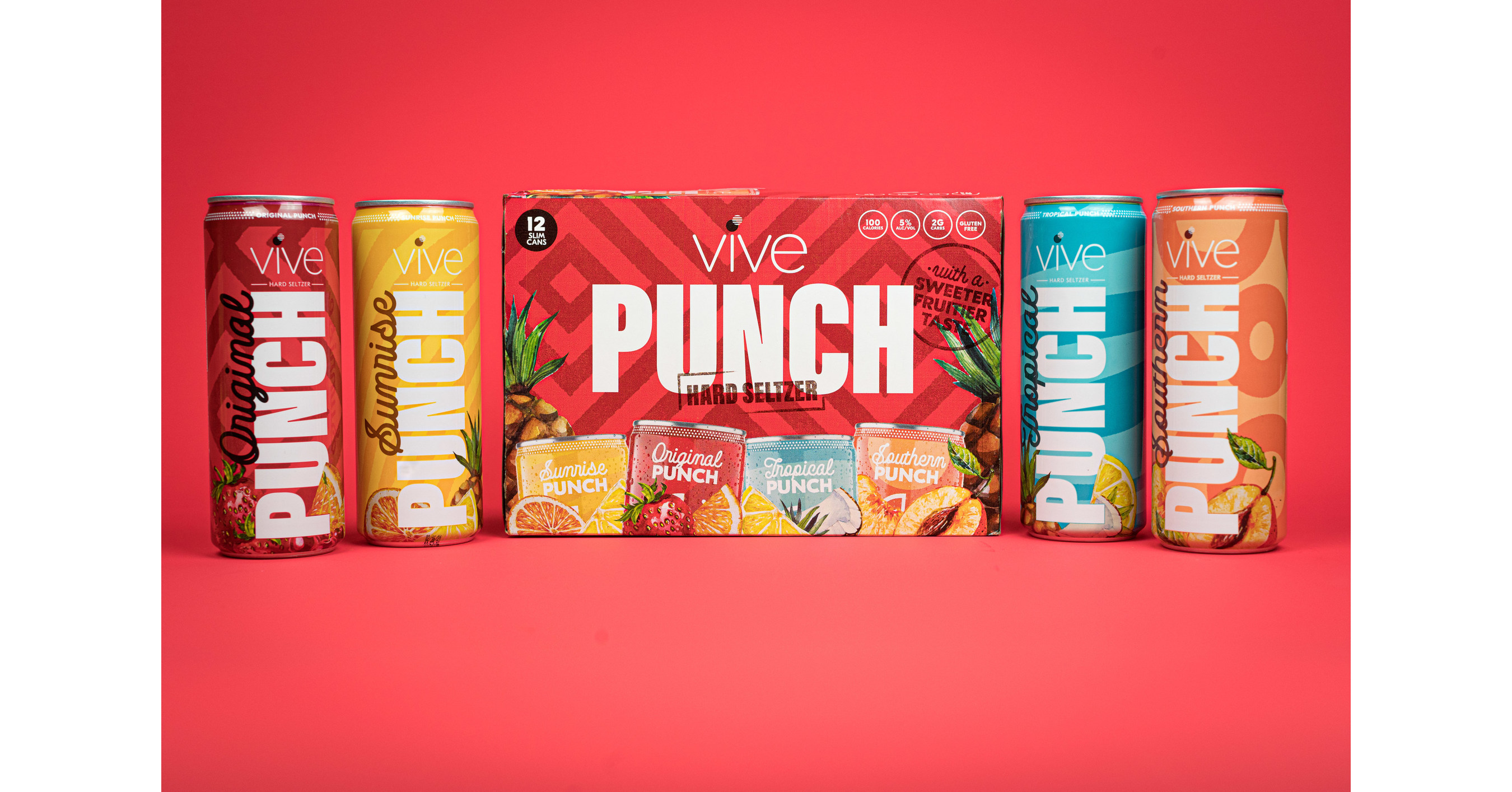 VIVE Hard Seltzer Continues to Live Life BIG With Launch of PUNCH Throughout the Great State of Texas
