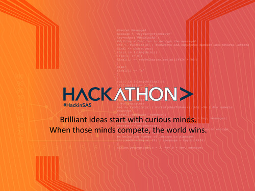 First ever global SAS Hackathon winners transformed data into decisions.