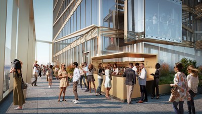 The Summit features an outdoor bar, seating areas to enjoy the magnificent views and the highest urban outdoor alpine meadow in the world.