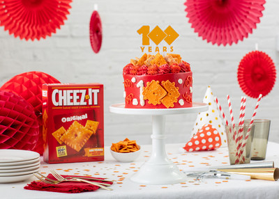 Cheez-It® kicks off 100th birthday with limited edition Cheez-It® Cheez-Itennial Cake crafted by Celebrity Chef Stephanie Izard