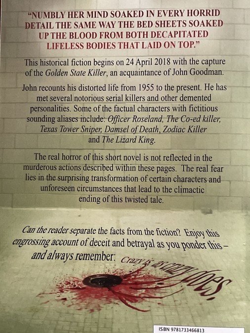 Exploring the Twisted Landscape of a Murderer's Mind - John H. Mudgett Wins Silver Medal in eLit Book Awards for Psychological Horror, 'Crazy Is as Crazy Does: The Life of a Serial Killer' - Vimarsana News