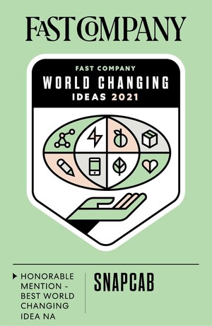 SnapCab Recognized by Fast Company's 2021 World Changing Ideas Awards for Isolation and Testing Pods