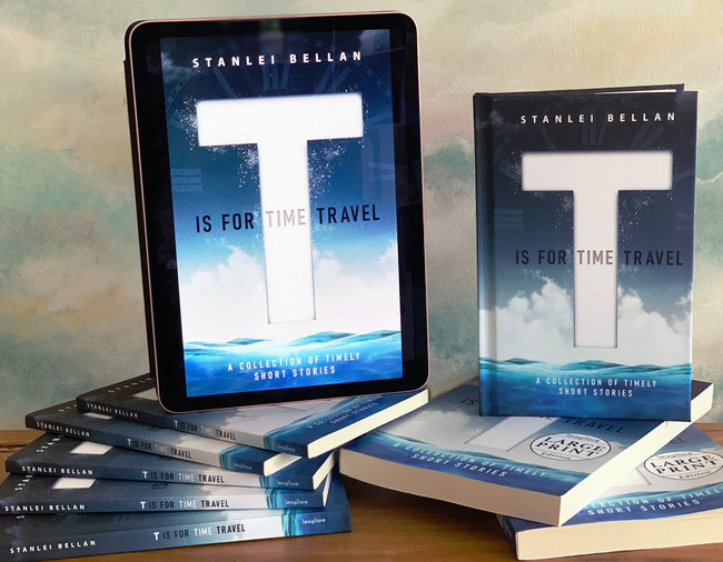 T Is for Time Travel by author Stanlei Bellan is a collection of "ten stories that draw on the joys of old-school science fiction."-Kirkus Reviews. It was praised by Midwest Book Reviews as "well-done, compelling, and thoroughly absorbing."