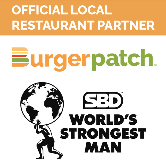 Burger Patch Official Local Restaurant Partner SBD World's Strongest Man