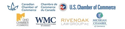 The Michigan and Ohio Chambers of Commerce, Wisconsin Manufacturers and Commerce, and both United State and Canadian Chambers of Commerce today joined forces