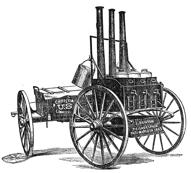 Original Coffee Wagon Used to Serve on Civil War Battlefields