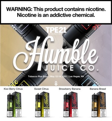Humble will be located at booth No. 6072 at the 2021 TPE International trade show, May 12-14, in Las Vegas, Nevada.