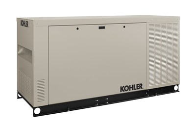 The new KOHLER residential generator installs as close as 18 inches to a home for a more discreet placement of backup power.