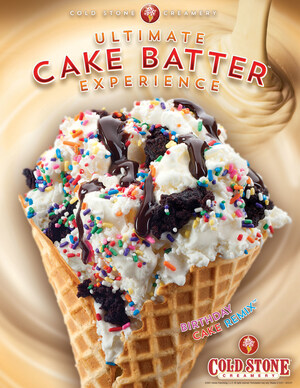 Cold Stone Creamery Offers the Ultimate Cake Batter Experience