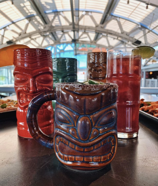 Ten boozy island-themed specialty drinks will also be available, with beer cocktails and Ellis Island spins on Tiki classics, multiple served as individual cocktails or in punch bowls for a crowd.
