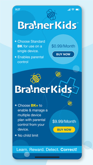 Exciting launch of BrainerKids, a revolutionary technology allowing parents to balance screen time between entertainment and education while providing complete parental control functionality