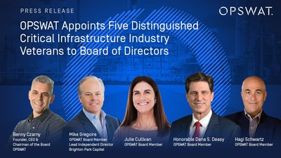 Critical Infrastructure Security Veterans Join OPSWAT Board of Directors