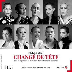 Les Audacieuses affichent leur tête rasée dans le magazine ELLE Québec