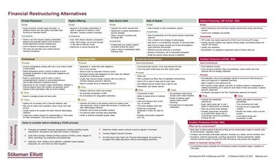 Stikeman Elliott's new Guide to Financial Restructuring Alternatives for Canadian Businesses (CNW Group/Stikeman Elliott LLP)