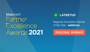 Blue Prism Honors Lateetud as an Award Winner at Partner Forum 2021