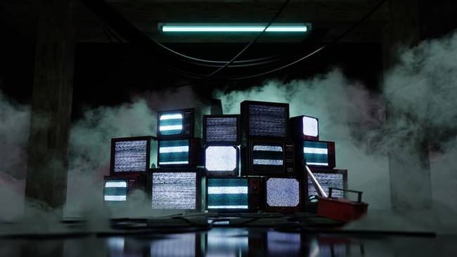 Screencap from Ghost in the Machine Music Video