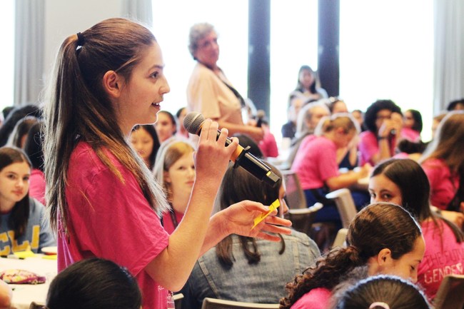 The fourth annual GirlCon is an international tech conference created by students, for students to empower the next generation of female leaders in STEM. The fourth annual GirlCon is an international tech conference created by students, for students to empower the next generation of female leaders in STEM.