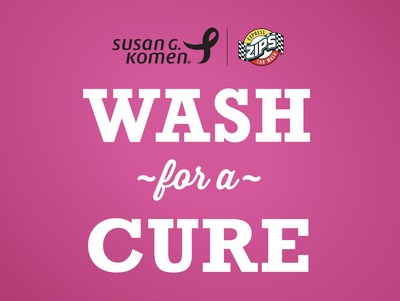 ZIPS Car Wash and Komen partner for second year to Wash for a Cure.