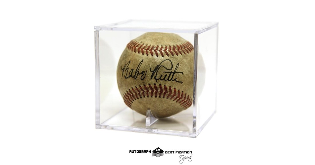 Mrs. Babe Ruth Signed Baseball - COA PSA/DNA