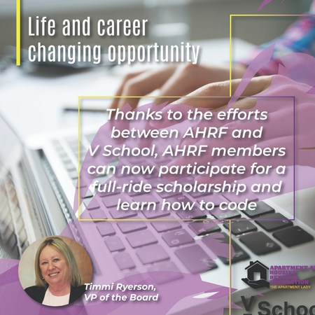 The AHRF Announces a Full-Ride Tech Scholarship from V School - Vimarsana News
