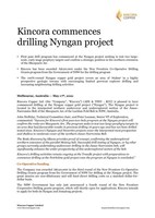 Kincora Copper commences drilling Nyngan project - May 17th, 2021 (CNW Group/Kincora Copper Limited)
