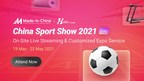China Sport Show Disclose the New Trend of Fitness, Made-in-China.com to Hold On-site Live Streams