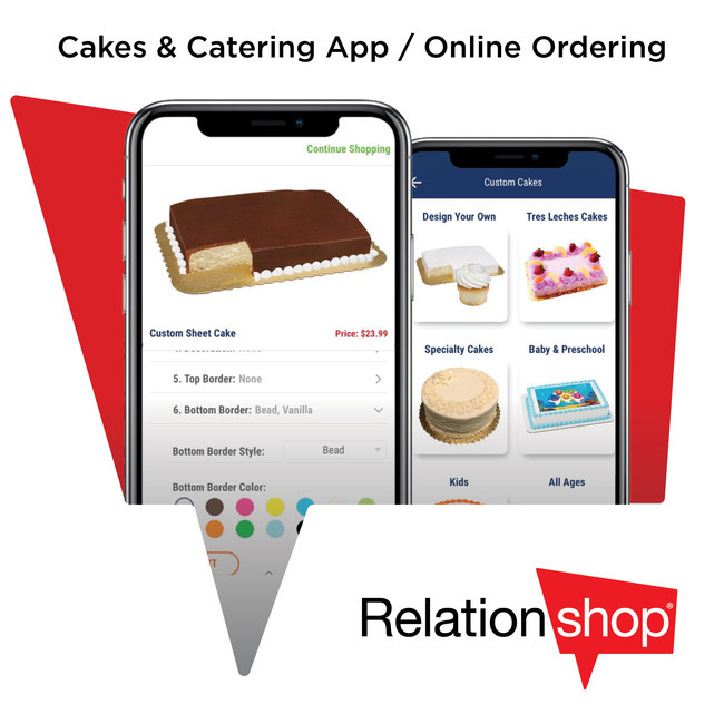 Relationshop® Cakes & Catering App/Online Ordering