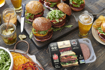 Even better than before, the updated Sweet Earth Awesome Burger 2.0 will be the first plant-based burger on the market using a mix of hemp and protein from fava beans in addition to pea protein as its base.