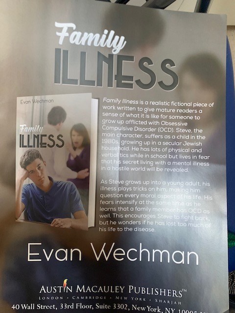 Poster with cover of book, Family Illness