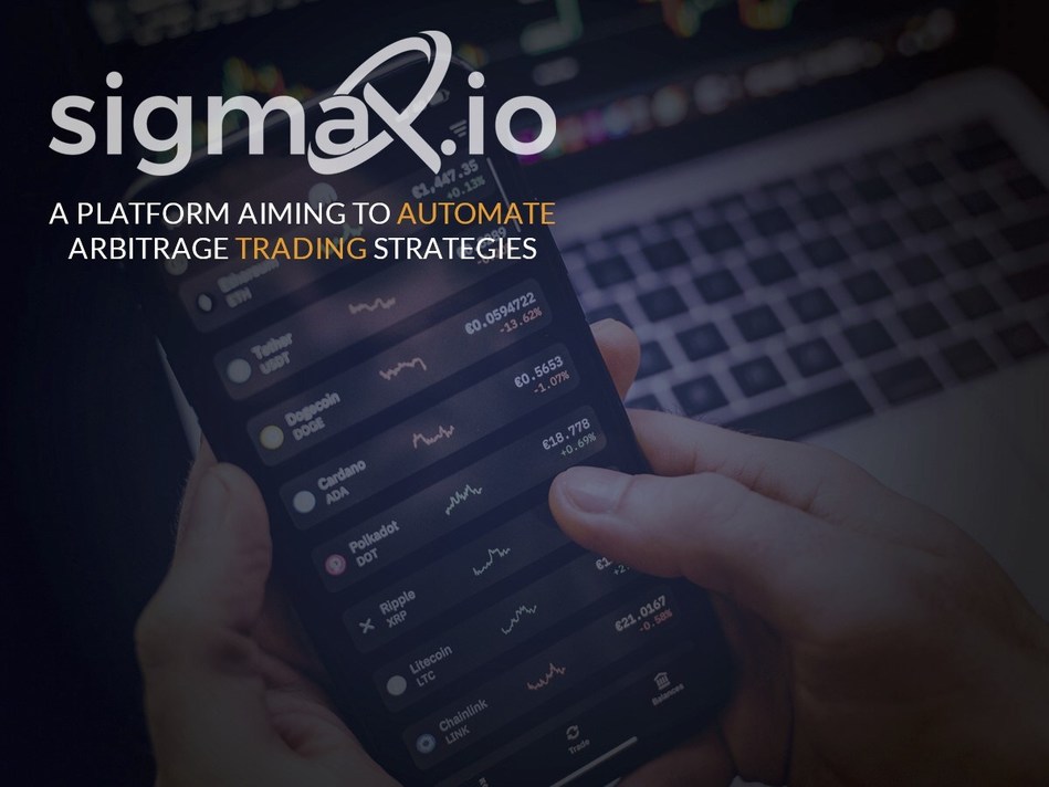 A platform aiming to automated arbitrage trading strategies (PRNewsfoto/Sigmax.io)