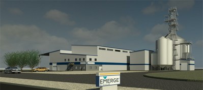 A rendering of the facility in Jerome, Idaho, that will manufacture Emerge