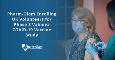 Pharm-Olam Enrolling UK Volunteers for Phase 3 Valneva COVID-19 Vaccine Study