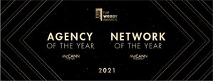 McCann Worldgroup Recognized as Webby Awards Network of the Year for Second Consecutive Year