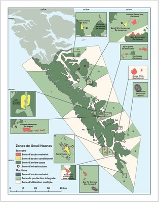 Zones du Gwaii Haanas (Groupe CNW/Pches et Ocans Canada, Rgion du Pacifique)