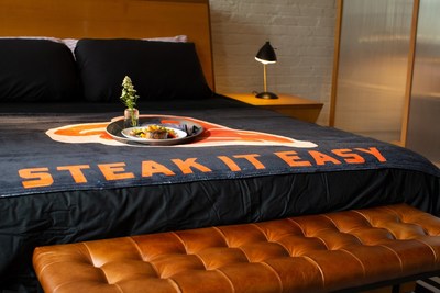 Relax and unwind in this steak sanctuary from America’s Original Butcher, stocked with Omaha Steaks hand-crafted beef to enjoy all weekend long.