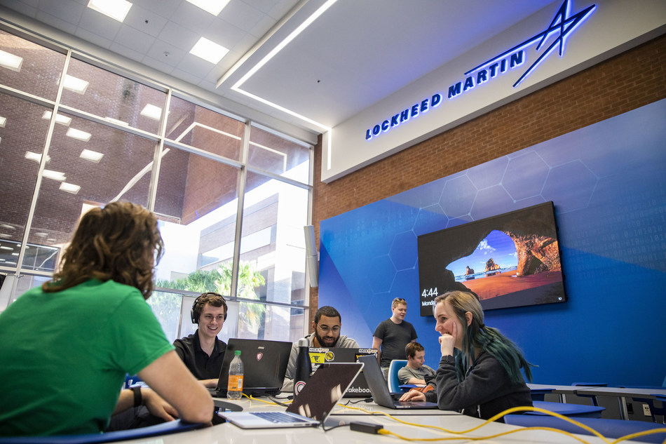 In 2019, UCF opened the Lockheed Martin Cyber Innovation Lab, a collaborative learning hub and classroom space for cybersecurity students.