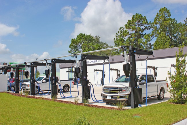 Caliber Car Wash in Palatka, Florida, will soon be joined by other wash developments throughout Florida and the Northeast.