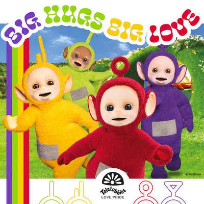 The Teletubbies Pride Collection features 90s-inspired streetwear and is centered around two themes – “Big Hugs, Big Love” and “Teletubbies Love Pride” – with custom graphic treatments, prints and cues from the Teletubbies, such as their signature colors and antennae shapes. (CNW Group/WildBrain Ltd.)