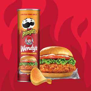 New Limited-Edition Pringles® Flavor Gives Wendy's® Spicy Chicken Sandwich Lovers A New Reason To Drive Thru The Snack Aisle