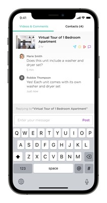 Convey by OneDay features instant two-way messaging to create personalized connections.