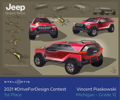 Winners of ninth annual Stellantis Drive for Design Contest announced. Vincent Piaskowski, a former second- and third-place winner, takes this year’s top honor. Competition educates and encourages students to pursue careers in automotive design.