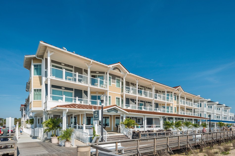 The 112-key Ocean Suites Bethany Beach, Residence Inn is one of the leading hotels in the Delaware beaches, located directly on the Bethany Beach boardwalk.
