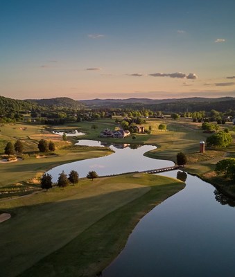 View of Tennessee National looking towards the mountains.