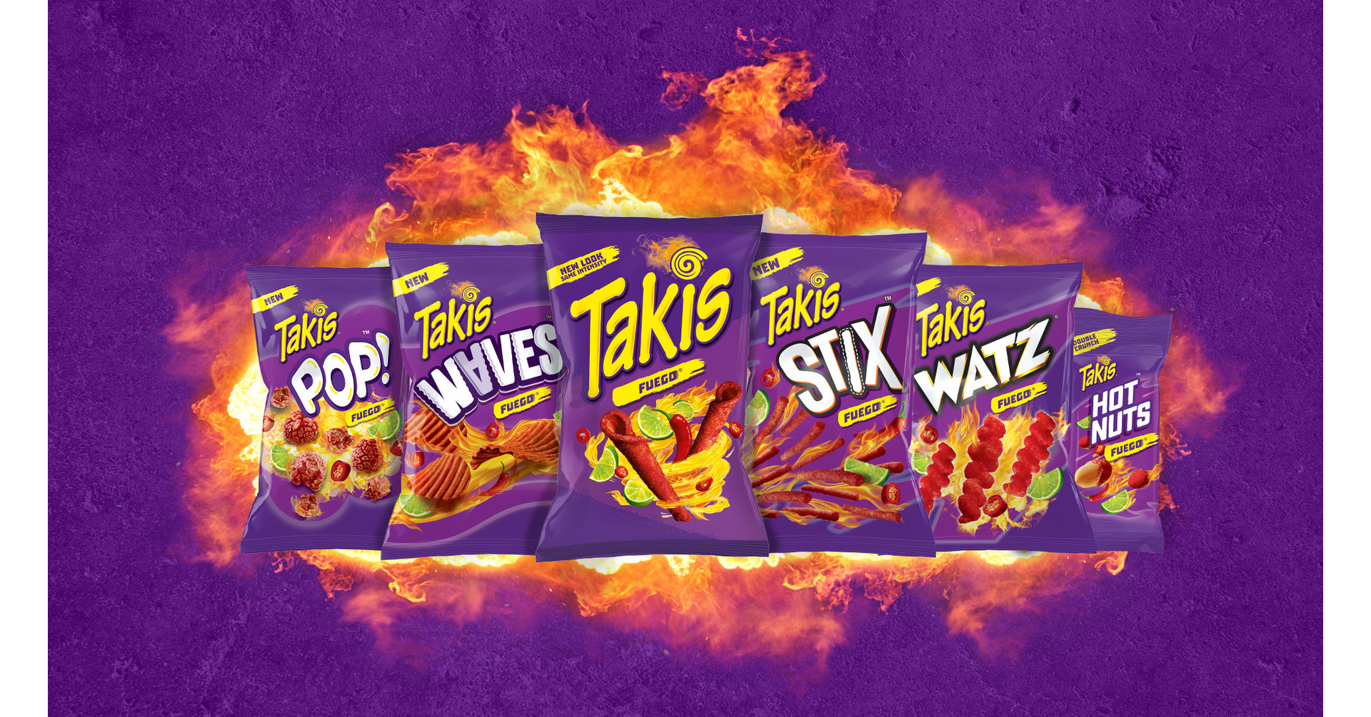 Takis® Brings Intensity to The Next Level with New Line Up of Snacks and New Look