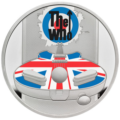 The Royal Mint, the Original Maker of UK coins, has today launched a new range of collectable coins celebrating the iconic British band – The Who. Please see pictured the 2021 UK One Ounce Silver Proof Coin.